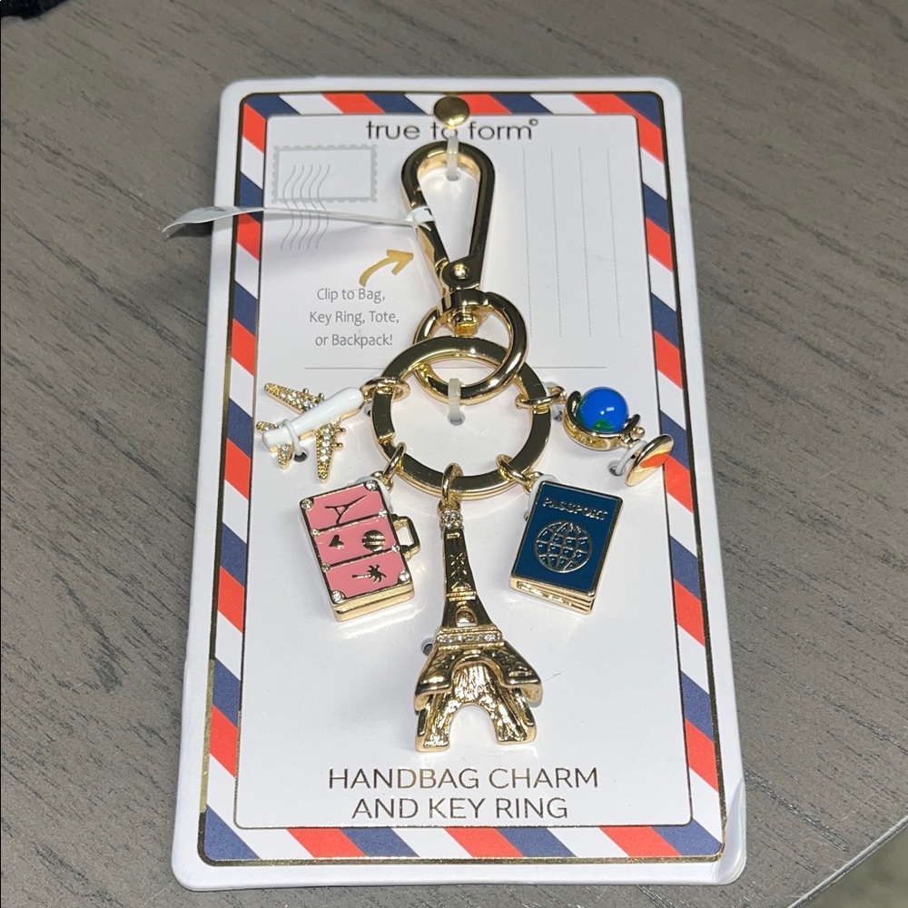 Traveling Bag Charm/ Key Ring